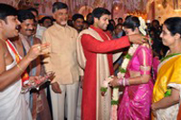Chandrababu at Revanth Reddy Daughter Engagement Photos